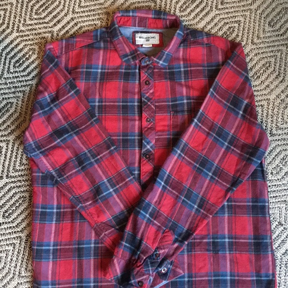 Billabong Other - Men’s Billabong Red Flannel - Large